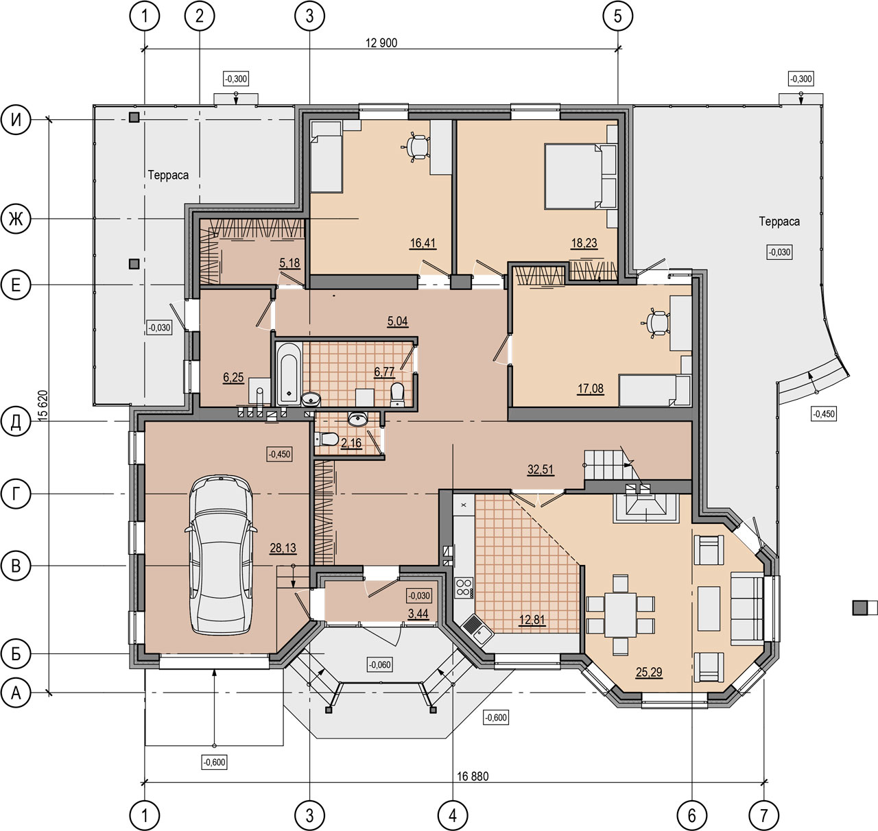 1st floor plan План 1-го этажа